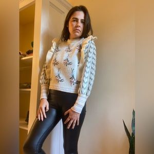 Sweater! Wool, size small. Worn once!